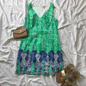 Lilly Pulitzer Green Elephant Shift